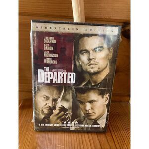 THE DEPARTED MOVIE DVD NEW IN PACKAGE RATED R WITH LEONARDO DICAPRIO